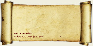 Emilija Ćušić vizit kartica